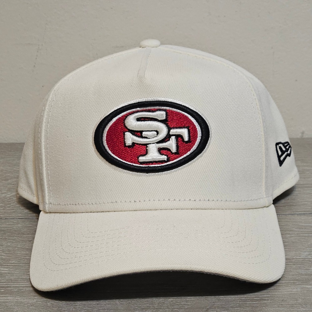 New Era NFL San Francisco 49ers Active Cream Snapback Baseball Cap Hat